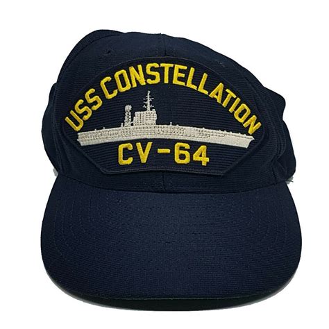 USS Constellation CV 64 Supercarrier Baseball Cap Truckers Hat