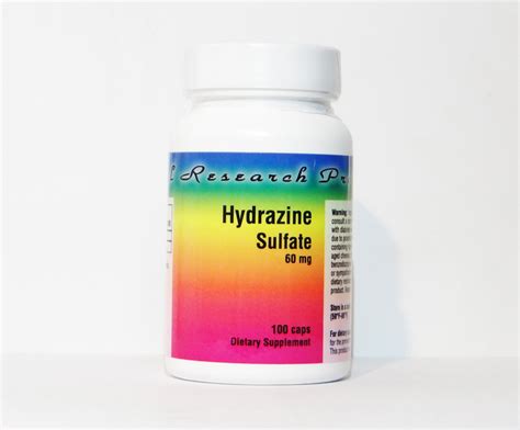 Hydrazine Sulfate 60 Mg 100 Capsules