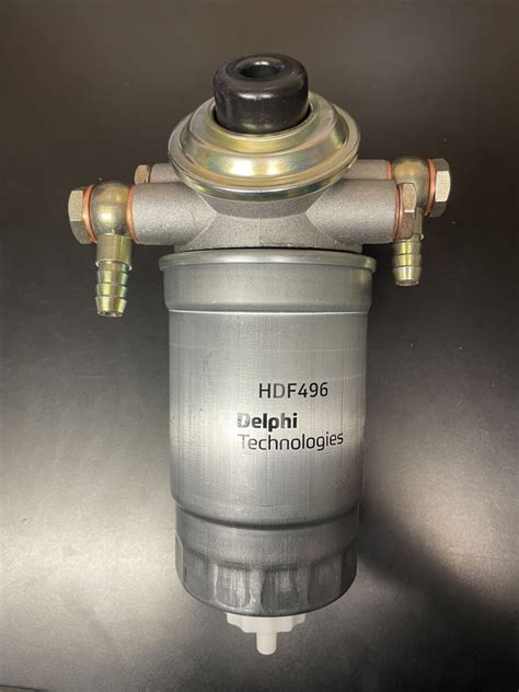 Delphi Bosch Fuel Filter Head Kit Cw 8mm Banjos And Primer Top