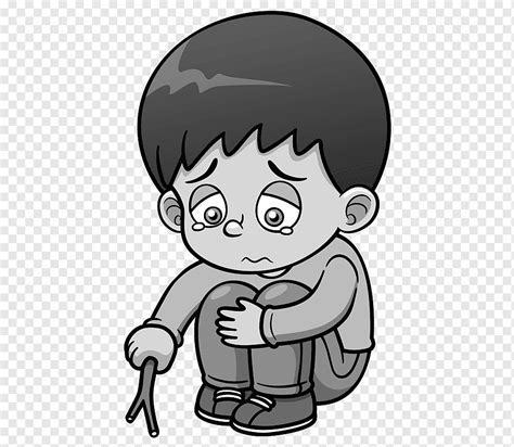 Drawing Sadness Cartoon Others White Child Face Png Pngwing