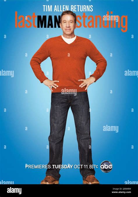Tim Allen Poster Last Man Standing 2011 Stock Photo Alamy