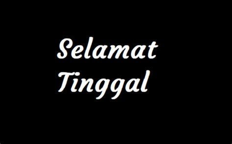 Selamat Tinggal Hari Ke 46