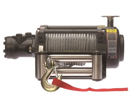 Warrior 10000nh Hydraulic Winch With Steel Cable — Uk Winches And Hoists