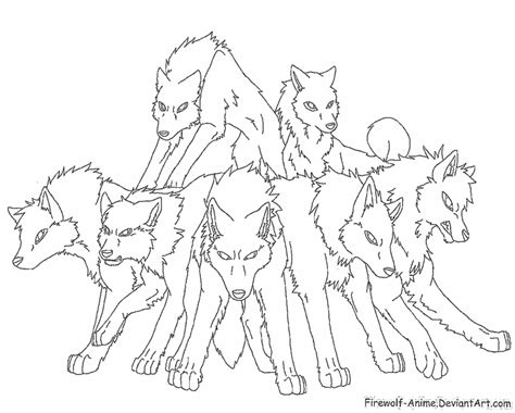 31 Anime Mystical Wolf Coloring Pages Pics Colorist