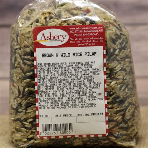 Brown Wild Rice Pilaf Ashery Country Store