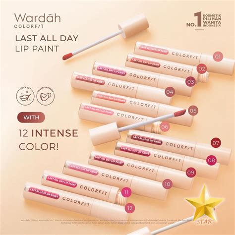 Raya 2022 Original Wardah Colorfit Last All Day Lip Paint Lip Cream