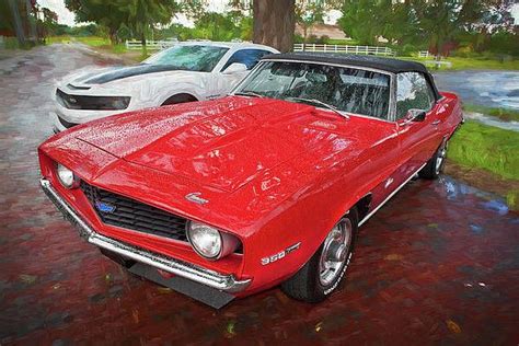 A Very Sweet 1969 Chevrolet Camaro Convertible 350 Edition This Red