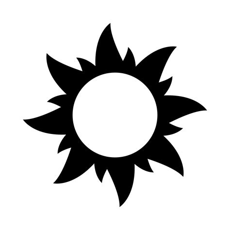 Sun Icon Vector Art At Vecteezy