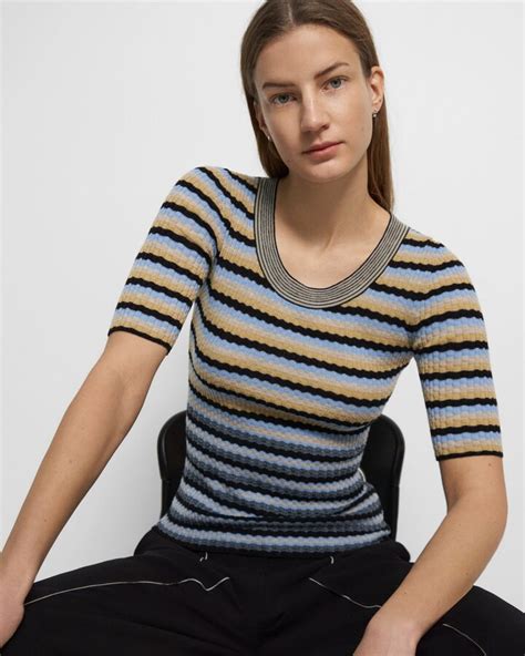 Theory Leenda Scoop Neck Sweater In Regal Wool Shopstyle