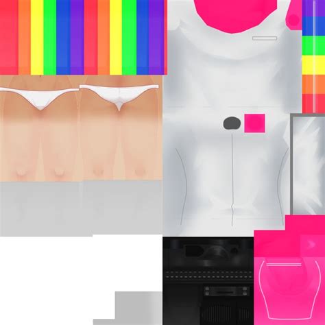 Rainbow Custom Uniform Skin Yandere