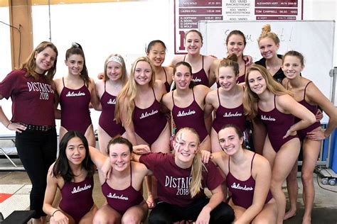 Islanders Girls Swim Team Earns Third Place At Districts Mercer