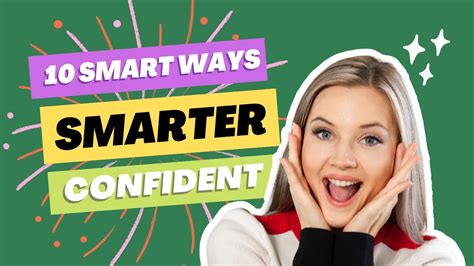 10 smart ways to became more intelligent and confident youtube