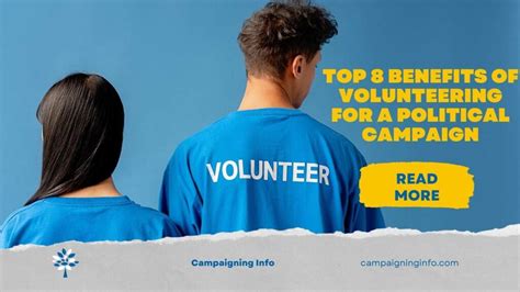 Top 8 Benefits Of Volunteering For A Political Campaign Campaigning Info