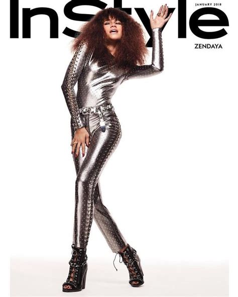 Zendaya Covers Instyle Magazine January 2018 Fashion And Lifestyle