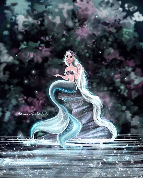 Icy Mermaid Art Print Mermaid Art Anime Mermaid Mermaid Drawings