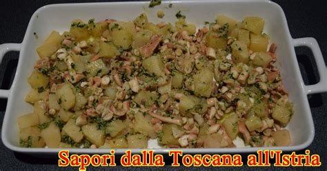 Sapori Dalla Toscana All Istria Moscardini Giganti Al Pesto Con Patate
