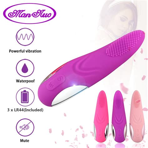 Man Nuo Tongue Vibrator Silicone G Spot Stimulate Clitoris Sex Toys For