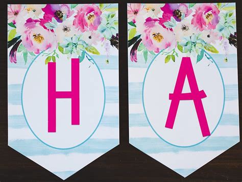 Since i can never get enough of printables, especially when it comes to showers and celebrations, i decided to create a free printable bunting banner that can not only be used to celebrate a very special baby girl, but with every letter of the alphabet and several cute symbols/patterns included, this banner can. pink_turquoise_banner5_WEB - Six Clever Sisters