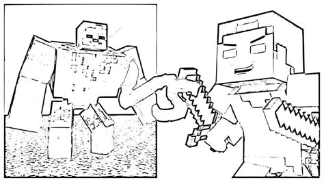 Dibujos De Herobrine Minecraft Para Colorear Wonder Day — Dibujos