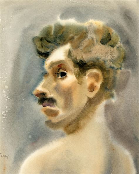 Male Model Painting By Pat Percy Fine Art America