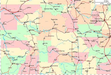 Regional Map Of Southwestern Colorado