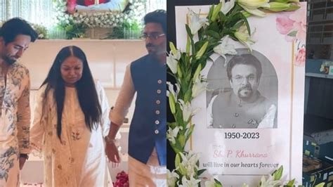 Ayushmann Khurrana Pens Emotional Note After Father S Death His Mom Breaks Down Bollywood