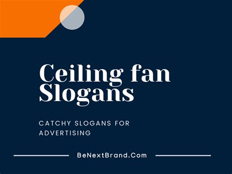 201 Ceiling Fan Slogans And Taglines Benextbrand
