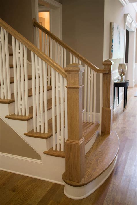Wooden Baluster System Southern Staircase Artistic Stairs