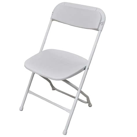 Shop for white folding chairs in shop folding chairs by color. Wedding White Plastic Folding Chair | National Event Supply