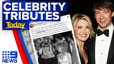Celebrities Pay Tribute To Olivia Newton John 9 News Australia Youtube