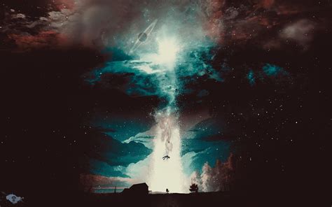 Wallpaper Sunlight Digital Art Sky Nebula Atmosphere Universe