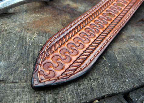 Personalized Leather Belt Tooled Leather Belts Western Belt Etsy