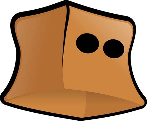 Download Brown Paper Bag Bag Mask Royalty Free Vector Graphic Pixabay