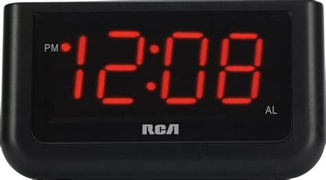 Rca Digital Alarm Clock W Large 14 Inch Red Led Display New Expedited