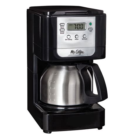 Mr Coffee Jwx9 Rb 5 Cup Programmable Coffeemaker Black Stainless Steel