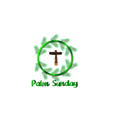 Palm Sunday Vector Hd Images Palm Sunday With Cross Palm Lwaf Cross