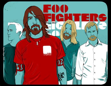 Foo Fighter Dave Growl Nirvana Digital Art By Ferbri Risko Fine Art America