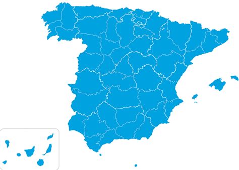 Mapa España Provincias Imagen Gratis En Pixabay
