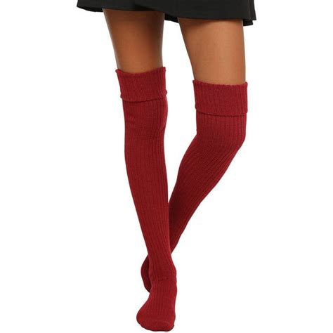 0 sweater socks sweaters over the knee hot topic knee high sock burgundy streetwear brands