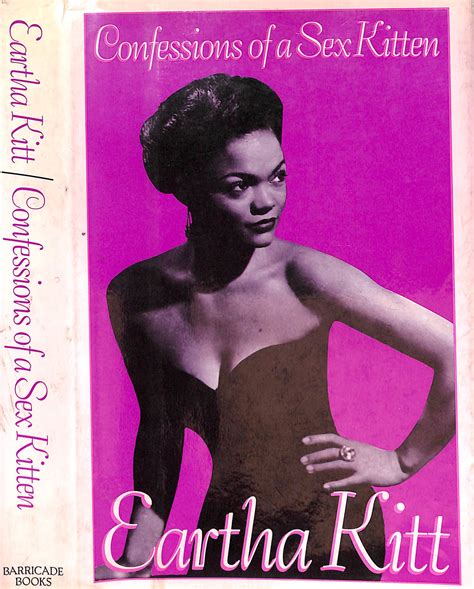 Confessions Of A Sex Kitten 1989 Kitt Eartha Signed