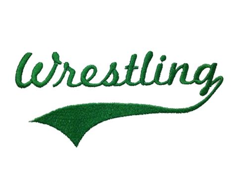 Wrestling Machine Embroidery Design Rivermill Embroidery