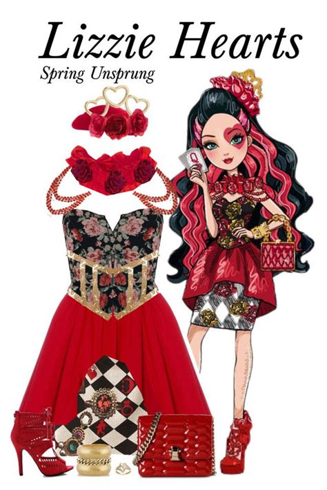 Lizzie Hearts Spring Unsprung Queen Outfit Disney Outfits Fashion