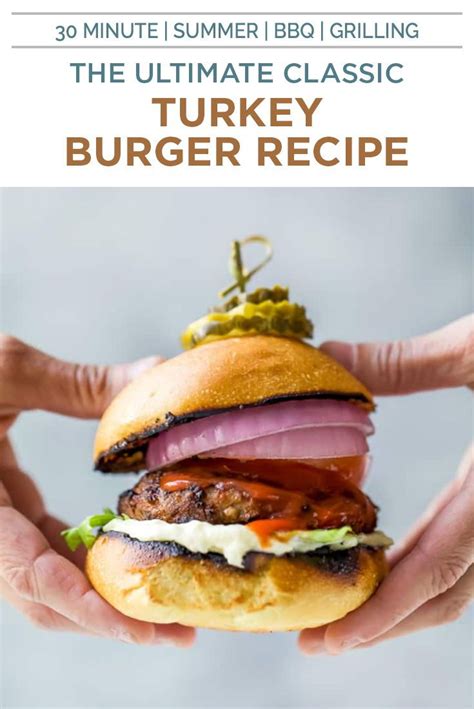 The Best Grilled Turkey Burger Recipe You Ll Ever Make These Easy