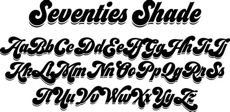 70s Font Style Vintage Fonts Alphabet Fonts Alphabet Lettering