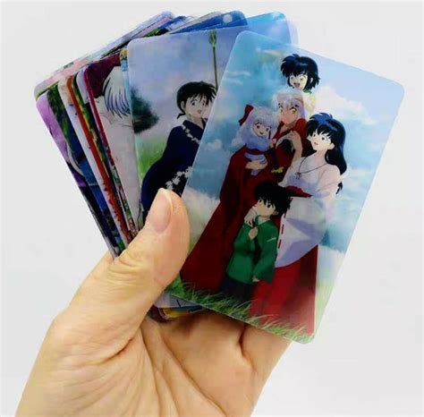 Anime Translucent Card Set Japanese Anime Manga Card Pack Etsy