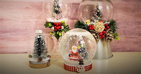 I am constantly amazed with all my great finds at the dollar store. 4 Dollar Tree DIY Christmas Snow Globes
