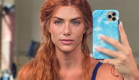 giovana ewbank muda de visual deixa loiro e aparece ruiva