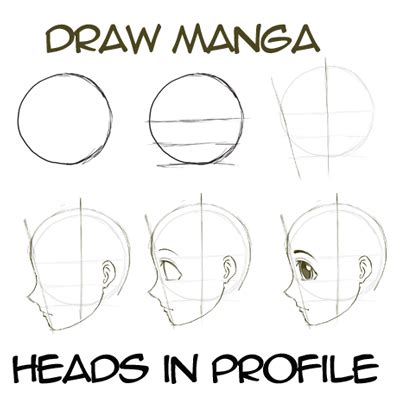 If you want to get better at drawing the female torso, make sure you take a look at this reference guide. How to Draw Anime & Manga Faces & Heads in Profile Side View - How to Draw Step by Step Drawing ...