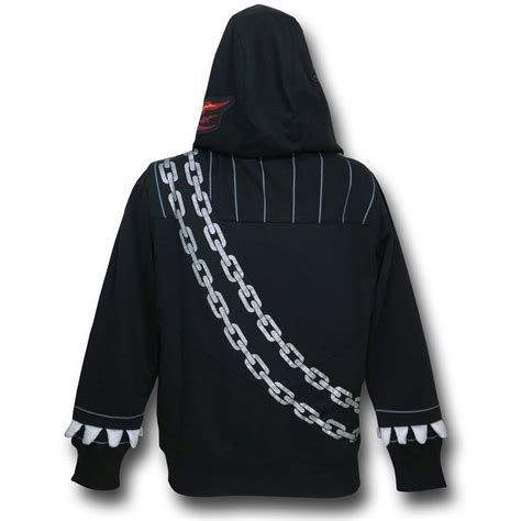 The hoodies is made in japan and consists of 100% cotton. Ghost Rider Masked Costume Hoodie