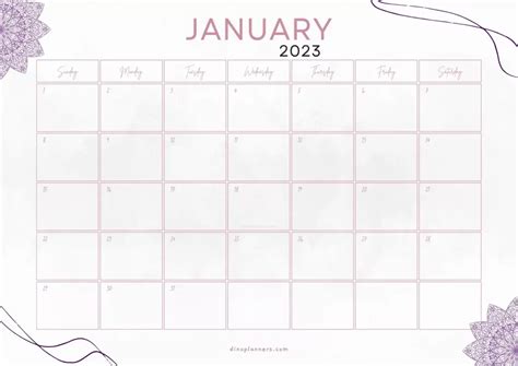 2023 Free Cute ️ Printable Calendars Designs